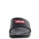 LEVI'S</br>Ανδρικές Σαγιονάρες Μαύρο JUNE BATWING PATCH 235642-794-59 Levi's LEVI'S</br>Ανδρικές Σαγιονάρες Μαύρο JUNE BATWING PATCH 235642-794-59 Levi's