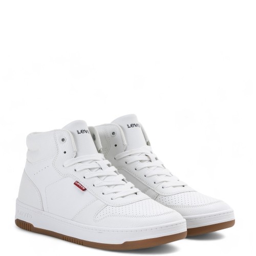 Ανδρικά Μποτάκια Λευκό DRIVE HIGH 235889-1794-51 Levi's Ανδρικά Μποτάκια Λευκό DRIVE HIGH 235889-1794-51 Levi's