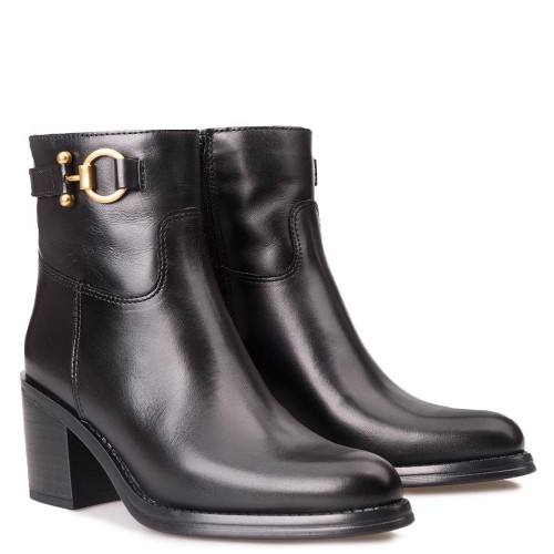 Γυναικεία Μποτάκια Μαύρο Δέρμα 2389 17 05 Alpe Γυναικεία Μποτάκια Μαύρο Δέρμα 2389 17 05 Alpe