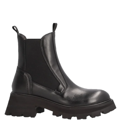 Γυναικεία Μποτάκια Μαύρο Δέρμα 2483 20 05 Alpe Γυναικεία Μποτάκια Μαύρο Δέρμα 2483 20 05 Alpe