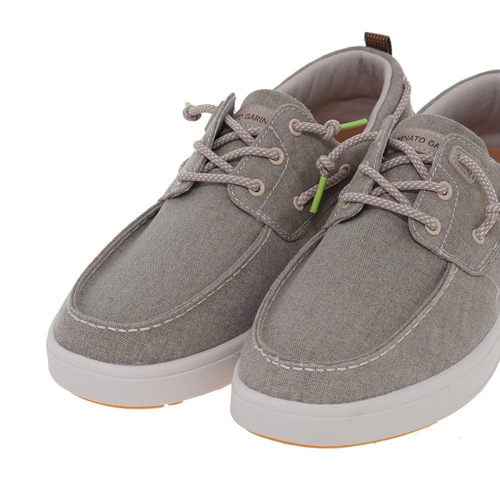 RENATO GARINI</br>Ανδρικά Boat-shoes/Ιστιοπλοϊκά Μπεζ/Ταμπά Canvas 24SC077 Renato Garini RENATO GARINI</br>Ανδρικά Boat-shoes/Ιστιοπλοϊκά Μπεζ/Ταμπά Canvas 24SC077 Renato Garini