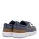 RENATO GARINI</br>Ανδρικά Boat-shoes/Ιστιοπλοϊκά Μπλε/Ταμπά Canvas 24SC077 Renato Garini RENATO GARINI</br>Ανδρικά Boat-shoes/Ιστιοπλοϊκά Μπλε/Ταμπά Canvas 24SC077 Renato Garini