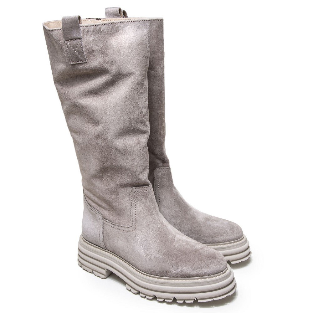 ALPE</br>Γυναικείες Μπότες Γκρι Suede 2503 11 09 Alpe
