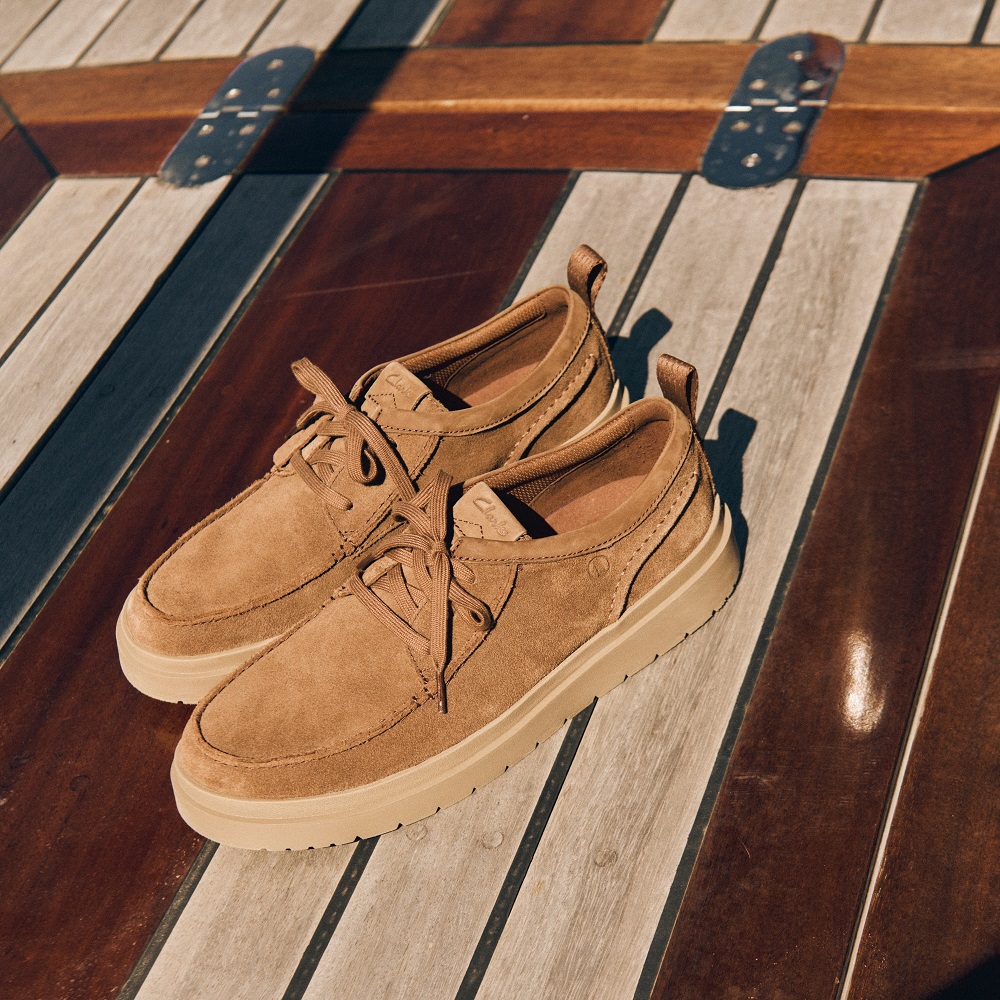 CLARKS</br>Ανδρικά Δετά Παπούτσια Ταμπά Suede POLDEN MOC Clarks CLARKS</br>Ανδρικά Δετά Παπούτσια Ταμπά Suede POLDEN MOC Clarks