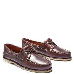 Ανδρικά Boat-shoes/Ιστιοπλοϊκά Κονιάκ Δέρμα Classic Boat-shoe 2 Eye 25077-214 Timberland