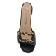 MOURTZI</br>Γυναικεία Mules Μαύρο Δέρμα 2/25604 Mourtzi MOURTZI</br>Γυναικεία Mules Μαύρο Δέρμα 2/25604 Mourtzi