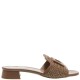 MOURTZI</br>Mourtzi 2/256K10 Γυναικεία Mules Κάμελ Δέρμα Raffia