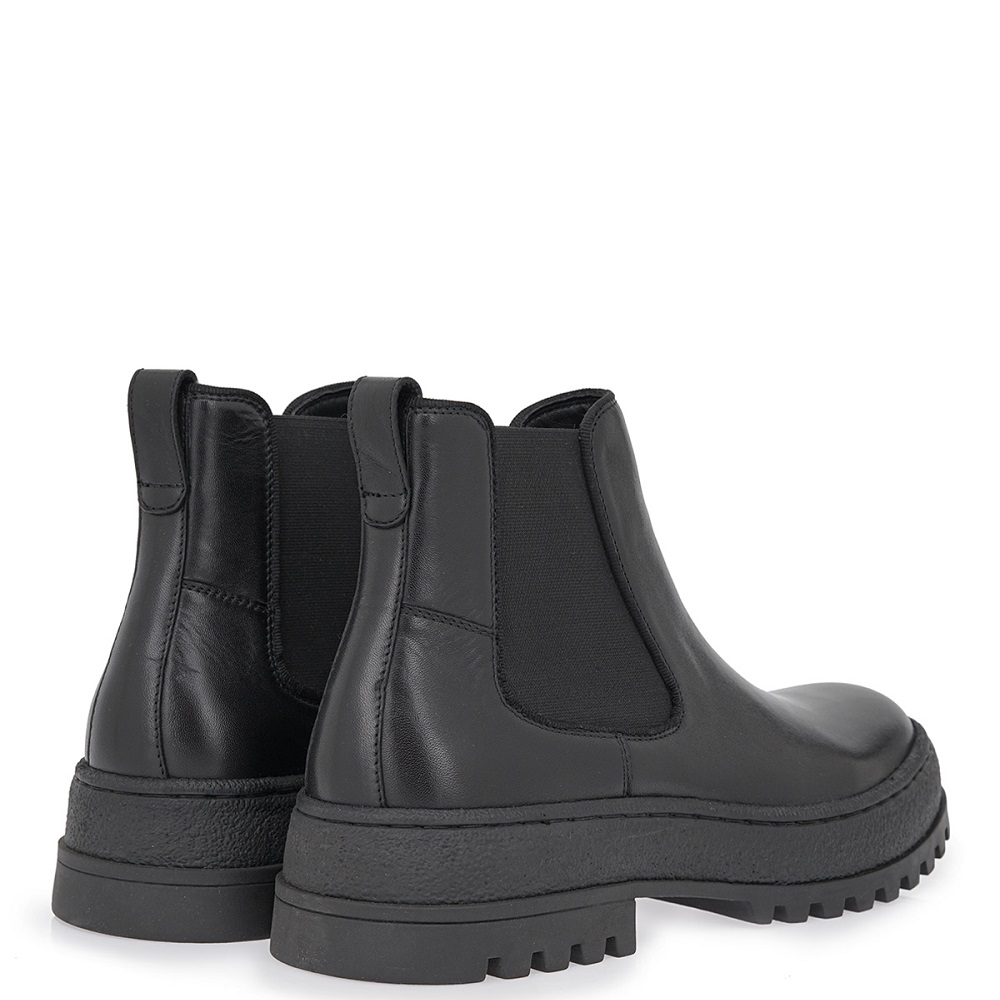 LORENZO RUSSO</br>Lorenzo Russo 26002 MORRIS Ανδρικά Μποτάκια Chelsea Μαύρο Δέρμα LORENZO RUSSO</br>Lorenzo Russo 26002 MORRIS Ανδρικά Μποτάκια Chelsea Μαύρο Δέρμα