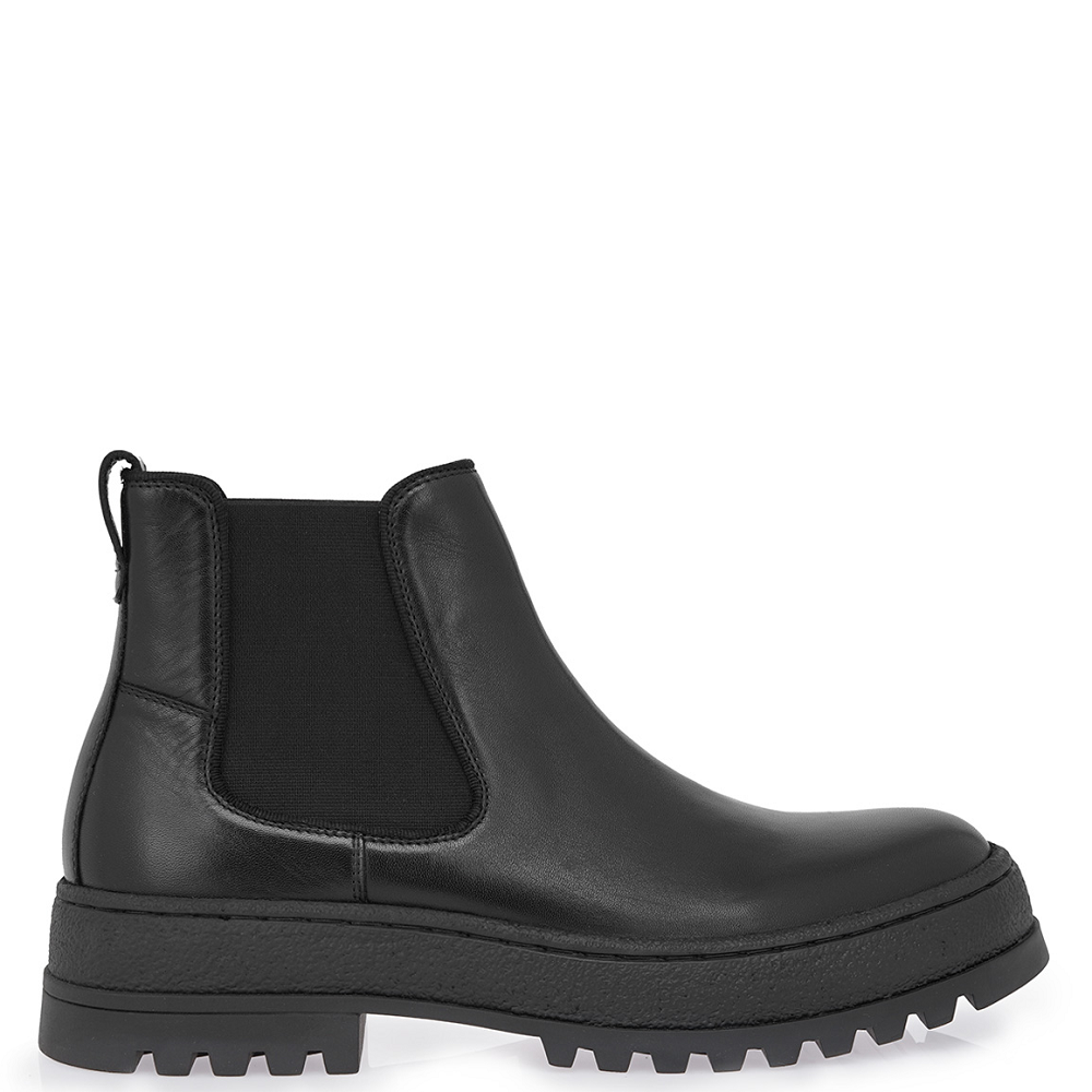 LORENZO RUSSO</br>Lorenzo Russo 26002 MORRIS Ανδρικά Μποτάκια Chelsea Μαύρο Δέρμα LORENZO RUSSO</br>Lorenzo Russo 26002 MORRIS Ανδρικά Μποτάκια Chelsea Μαύρο Δέρμα