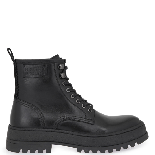 Lorenzo Russo 26021 MORRIS Ανδρικά Μποτάκια Μαύρο Δέρμα