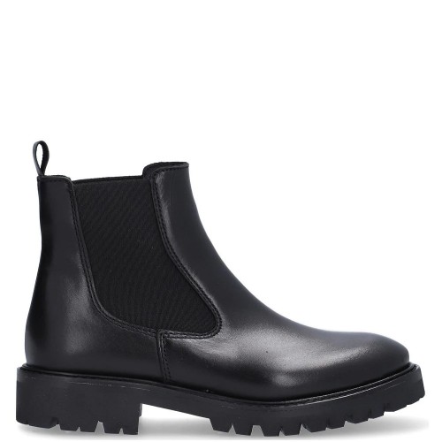 Γυναικεία Μποτάκια Μαύρο Δέρμα 2609 17 05 Alpe