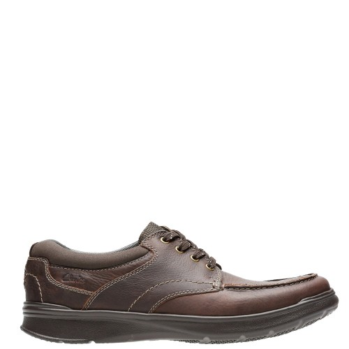 Ανδρικά Δετά Παπούτσια Καφέ Δέρμα COTRELL EDGE Clarks Ανδρικά Δετά Παπούτσια Καφέ Δέρμα COTRELL EDGE Clarks
