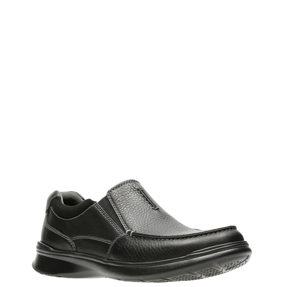 CLARKS</br>Ανδρικά Παντοφλέ Παπούτσια Μαύρο Δέρμα COTRELL FREE Clarks CLARKS</br>Ανδρικά Παντοφλέ Παπούτσια Μαύρο Δέρμα COTRELL FREE Clarks