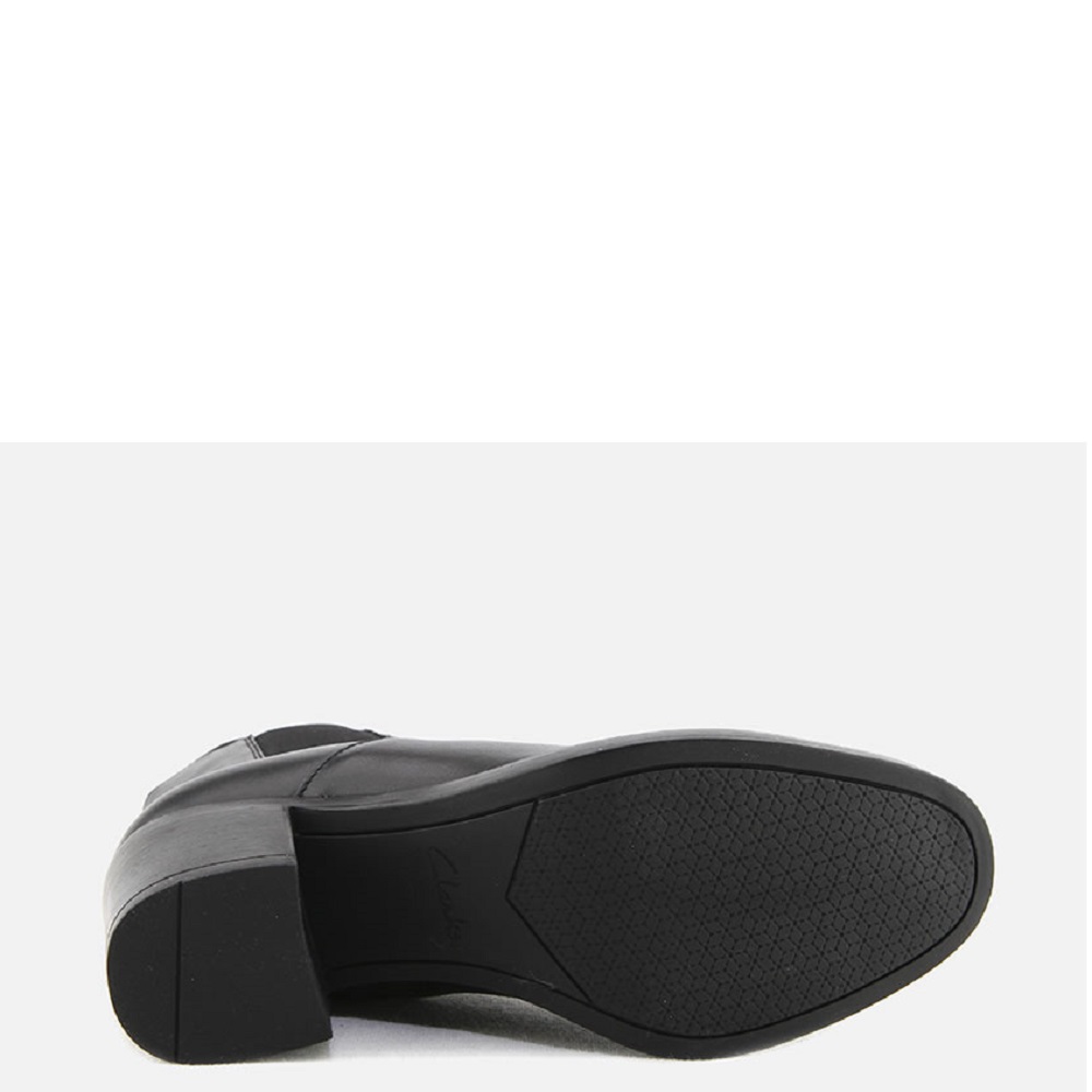 CLARKS</br>Clarks MASCARPONE BAY Γυναικεία Μποτάκια Μαύρο Δέρμα CLARKS</br>Clarks MASCARPONE BAY Γυναικεία Μποτάκια Μαύρο Δέρμα