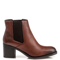 CLARKS</br>Clarks MASCARPONE BAY Γυναικεία Μποτάκια Ταμπά Δέρμα
