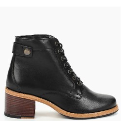 CLARKS</br>Clarks CLARKDALE TONE Γυναικεία Μποτάκια Μαύρο Δέρμα