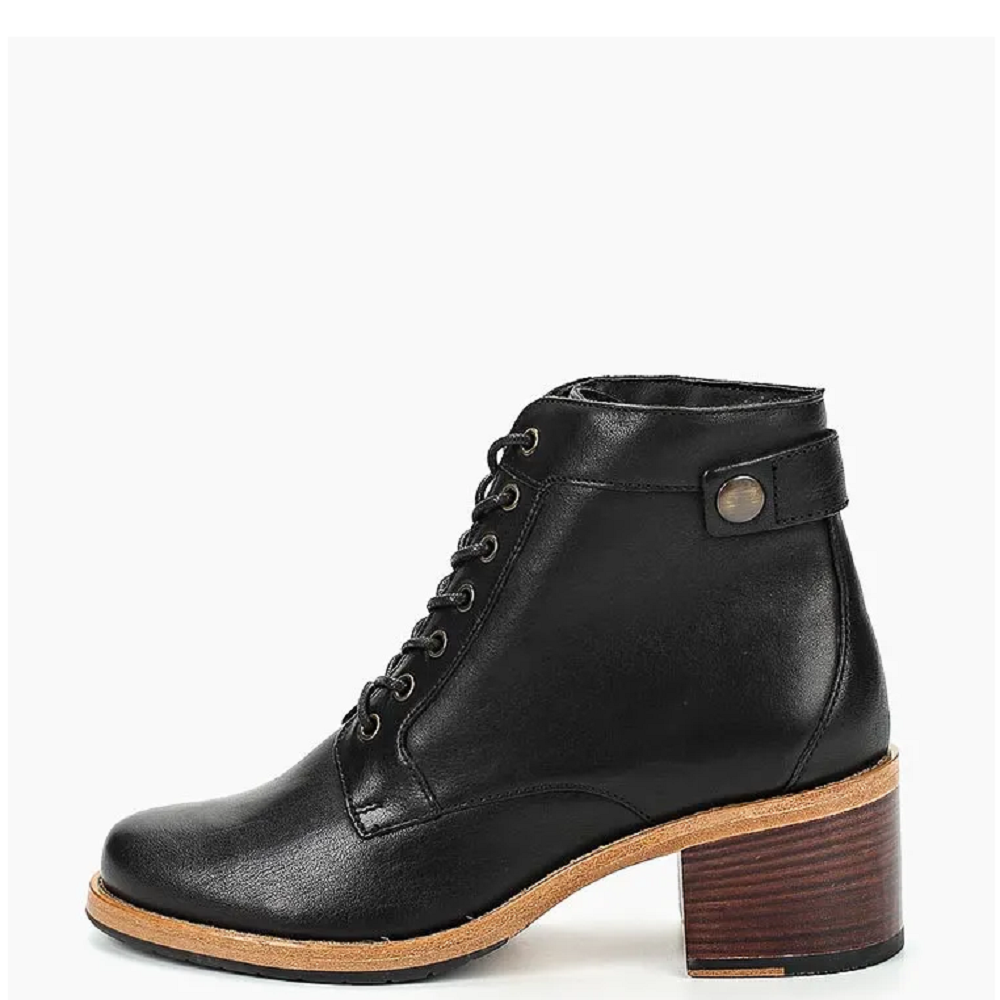 CLARKS</br>Clarks CLARKDALE TONE Γυναικεία Μποτάκια Μαύρο Δέρμα