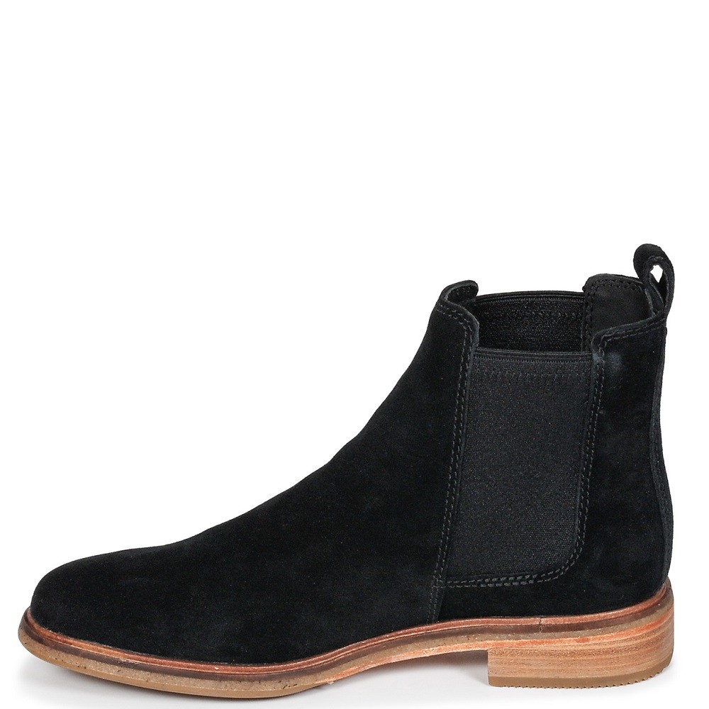 CLARKS</br>Γυναικεία Μποτάκια Μαύρο Suede CLARKDALE ARLO Clarks