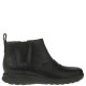 CLARKS</br>Clarks UN ADORN MID Γυναικεία Μποτάκια Μαύρο Δέρμα