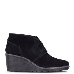 Γυναικεία Μποτάκια Μαύρο Suede HAZEN CHARM Clarks