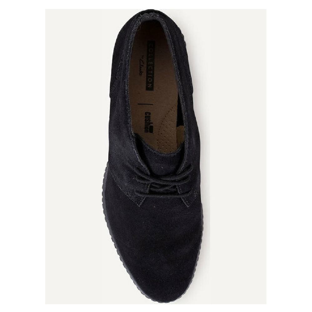 CLARKS</br>Γυναικεία Μποτάκια Μαύρο Suede HAZEN CHARM Clarks