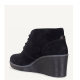 CLARKS</br>Γυναικεία Μποτάκια Μαύρο Suede HAZEN CHARM Clarks