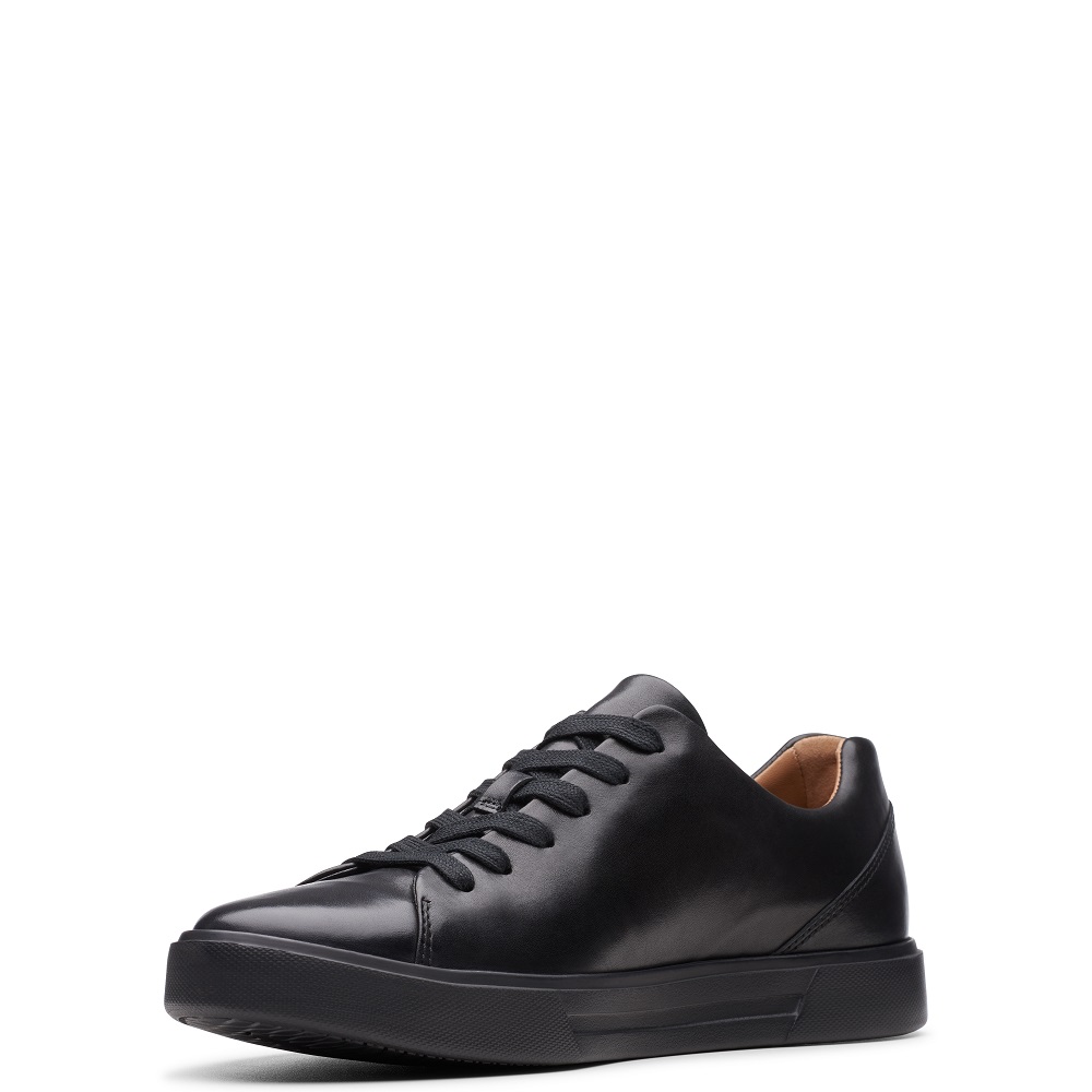 CLARKS</br>Ανδρικά Sneakers Μαύρο Δέρμα UN COSTA LACE Clarks CLARKS</br>Ανδρικά Sneakers Μαύρο Δέρμα UN COSTA LACE Clarks