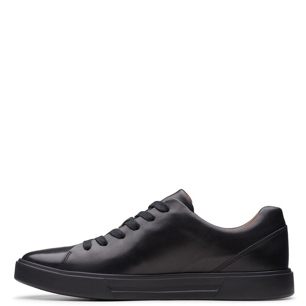CLARKS</br>Ανδρικά Sneakers Μαύρο Δέρμα UN COSTA LACE Clarks CLARKS</br>Ανδρικά Sneakers Μαύρο Δέρμα UN COSTA LACE Clarks