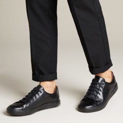 Ανδρικά Sneakers Μαύρο Δέρμα UN COSTA LACE Clarks