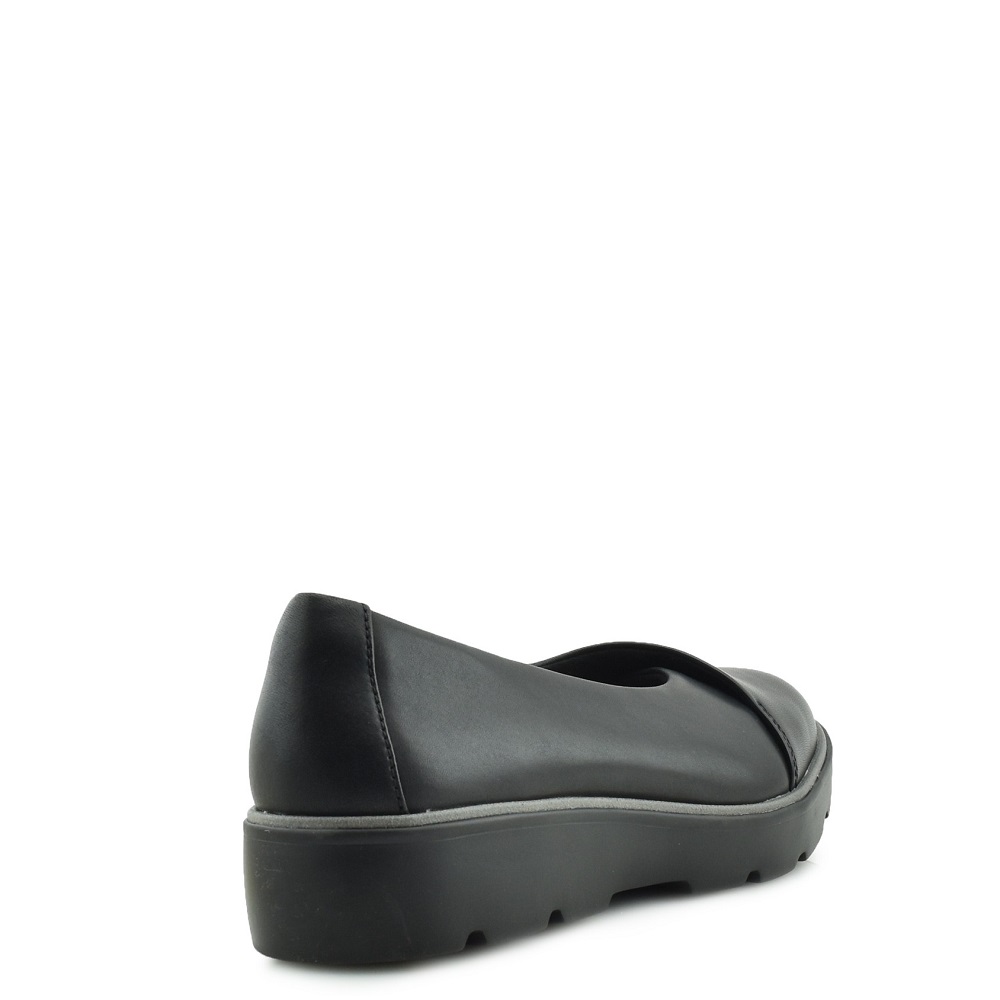 CLARKS</br>Clarks UN BALSA GO Γυναικεία Loafers Μαύρο Δέρμα CLARKS</br>Clarks UN BALSA GO Γυναικεία Loafers Μαύρο Δέρμα