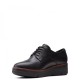 CLARKS</br>Clarks SHAYLIN LACE Γυναικεία Casual Παπούτσια Μαύρο Δέρμα CLARKS</br>Clarks SHAYLIN LACE Γυναικεία Casual Παπούτσια Μαύρο Δέρμα