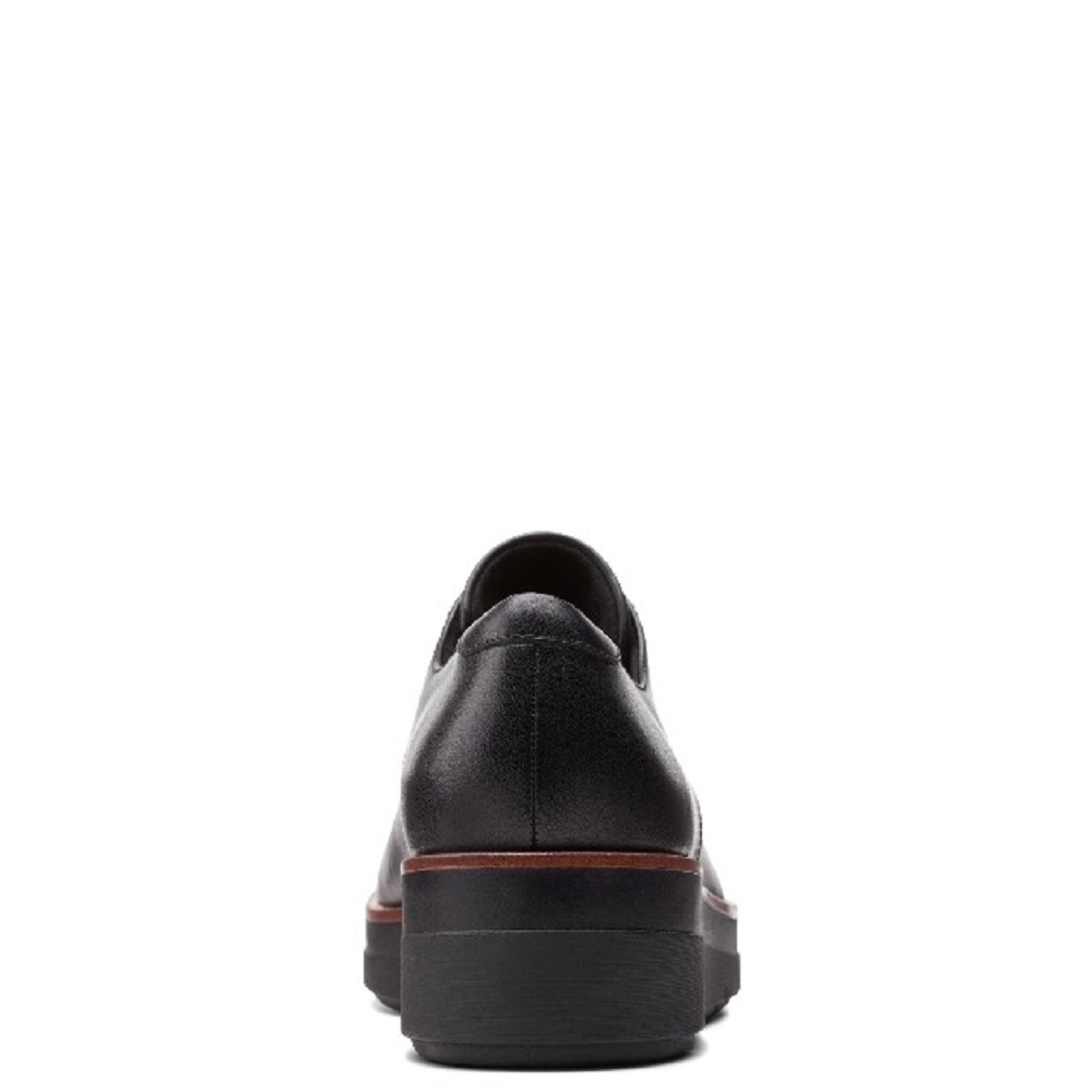 CLARKS</br>Clarks SHAYLIN LACE Γυναικεία Casual Παπούτσια Μαύρο Δέρμα CLARKS</br>Clarks SHAYLIN LACE Γυναικεία Casual Παπούτσια Μαύρο Δέρμα