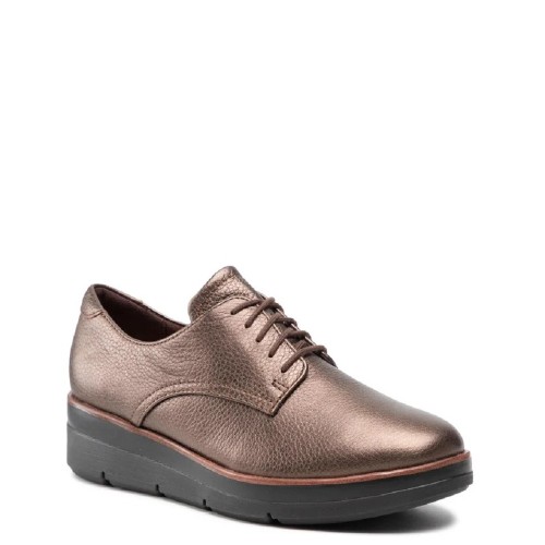 Clarks SHAYLIN LACE Γυναικεία Casual Παπούτσια Μπρονζέ Δέρμα Clarks SHAYLIN LACE Γυναικεία Casual Παπούτσια Μπρονζέ Δέρμα