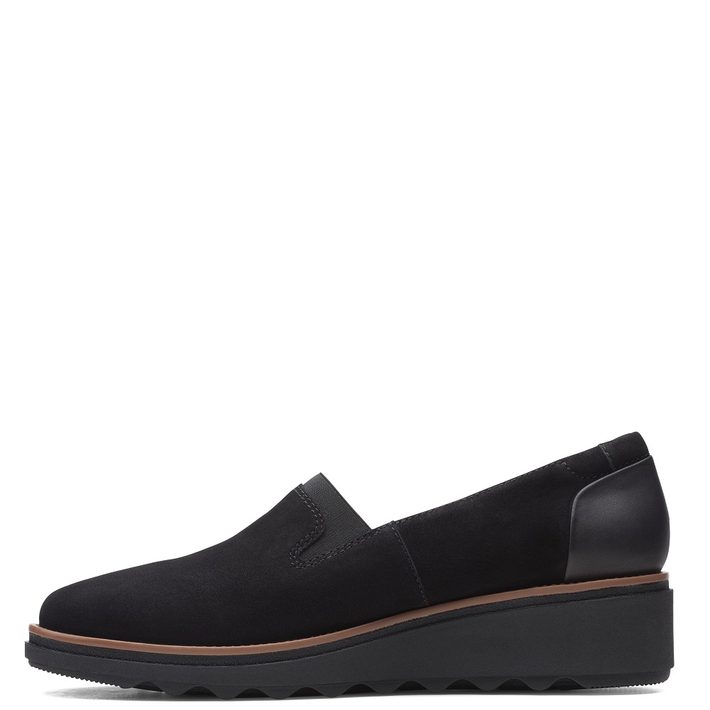 CLARKS</br>Clarks SHARON DOLLY Γυναικεία Casual Παπούτσια Μαύρο Suede CLARKS</br>Clarks SHARON DOLLY Γυναικεία Casual Παπούτσια Μαύρο Suede