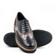CLARKS</br>Clarks BAILLE BROGUE Γυναικεία Oxford Μαύρο Δέρμα