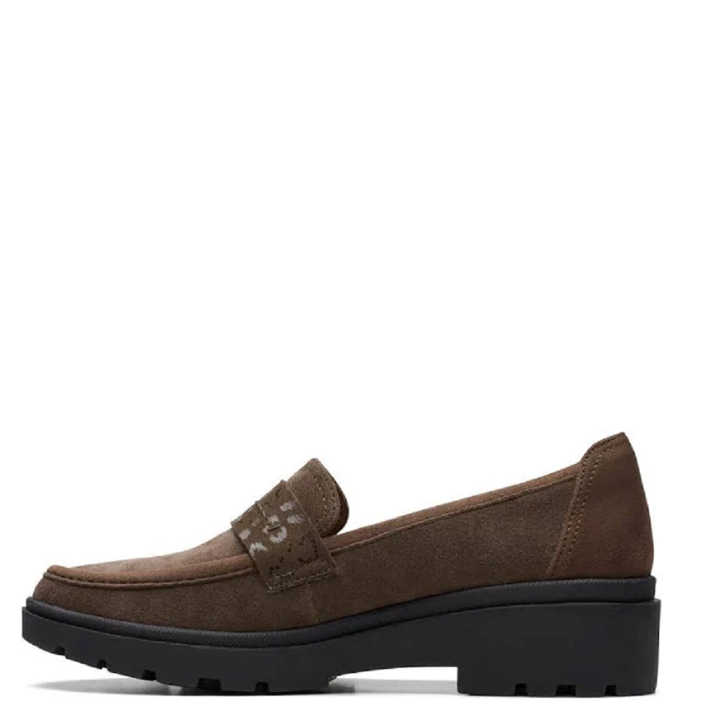 CLARKS</br>Clarks CALLA EASE Γυναικεία Μοκασίνια Χακί Suede