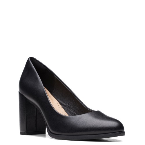 Γυναικείες Γόβες Μαύρο Δέρμα FREVA85 COURT Clarks