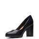 CLARKS</br>Γυναικείες Γόβες Μαύρο Δέρμα FREVA85 COURT Clarks CLARKS</br>Γυναικείες Γόβες Μαύρο Δέρμα FREVA85 COURT Clarks