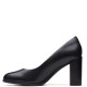 CLARKS</br>Γυναικείες Γόβες Μαύρο Δέρμα FREVA85 COURT Clarks CLARKS</br>Γυναικείες Γόβες Μαύρο Δέρμα FREVA85 COURT Clarks