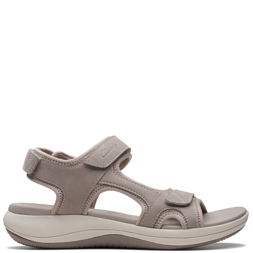 Clarks MIRA BAY Γυναικεία Σανδάλια Γκρι