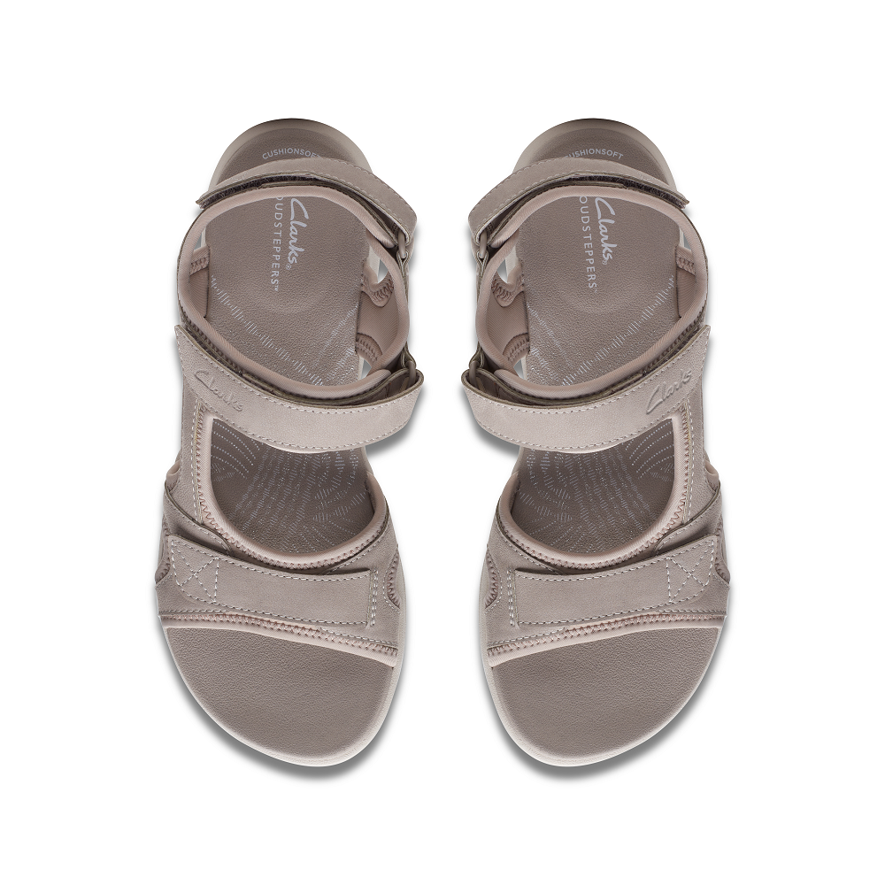 CLARKS</br>Clarks MIRA BAY Γυναικεία Σανδάλια Γκρι