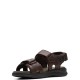 CLARKS</br>Ανδρικά Πέδιλα Καφέ Δέρμα WALKFORD WALK Clarks CLARKS</br>Ανδρικά Πέδιλα Καφέ Δέρμα WALKFORD WALK Clarks