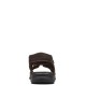 CLARKS</br>Ανδρικά Πέδιλα Καφέ Δέρμα WALKFORD WALK Clarks CLARKS</br>Ανδρικά Πέδιλα Καφέ Δέρμα WALKFORD WALK Clarks