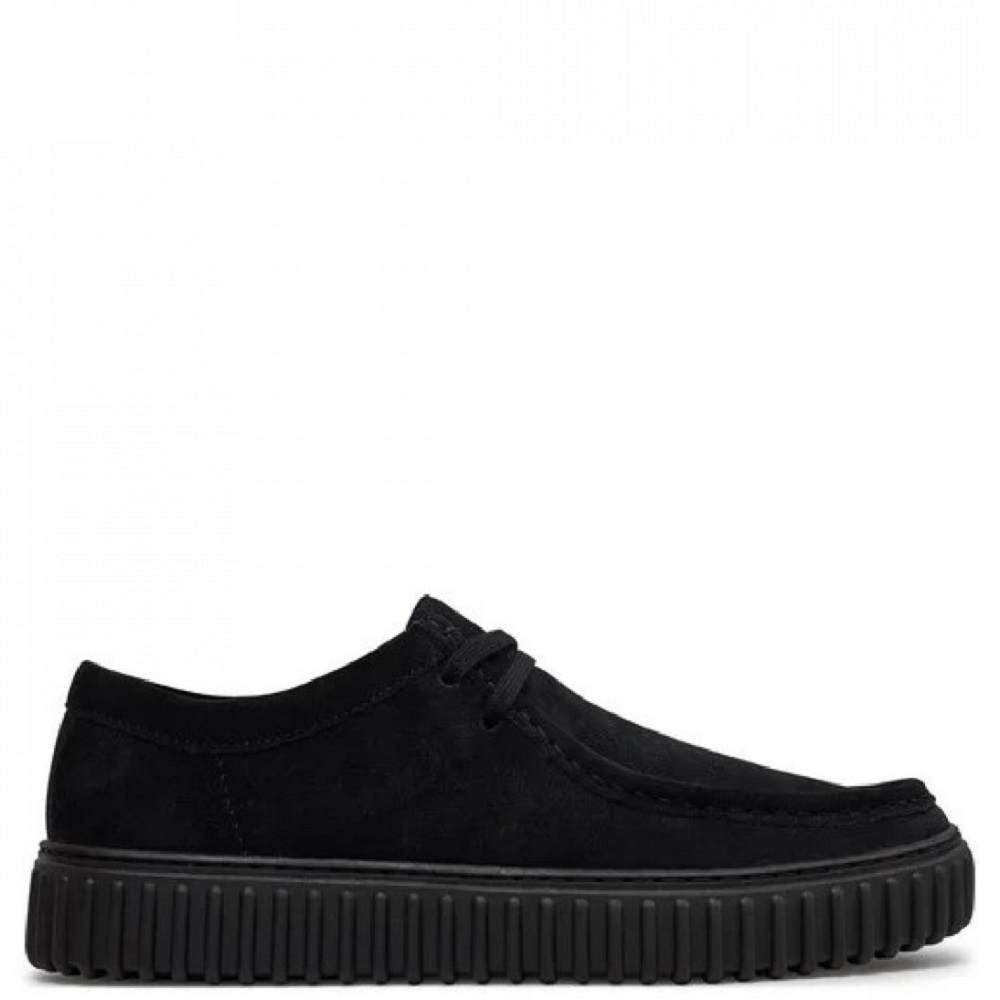 CLARKS</br>Clarks TORHILL LO Ανδρικά Δετά Παπούτσια Μαύρο Suede CLARKS</br>Clarks TORHILL LO Ανδρικά Δετά Παπούτσια Μαύρο Suede