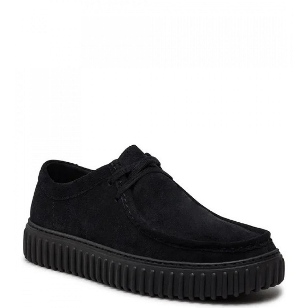 CLARKS</br>Clarks TORHILL LO Ανδρικά Δετά Παπούτσια Μαύρο Suede CLARKS</br>Clarks TORHILL LO Ανδρικά Δετά Παπούτσια Μαύρο Suede
