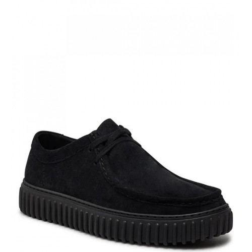 Clarks TORHILL LO Ανδρικά Δετά Παπούτσια Μαύρο Suede Clarks TORHILL LO Ανδρικά Δετά Παπούτσια Μαύρο Suede
