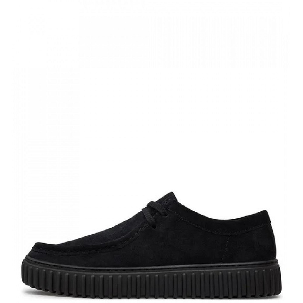 CLARKS</br>Clarks TORHILL LO Ανδρικά Δετά Παπούτσια Μαύρο Suede CLARKS</br>Clarks TORHILL LO Ανδρικά Δετά Παπούτσια Μαύρο Suede