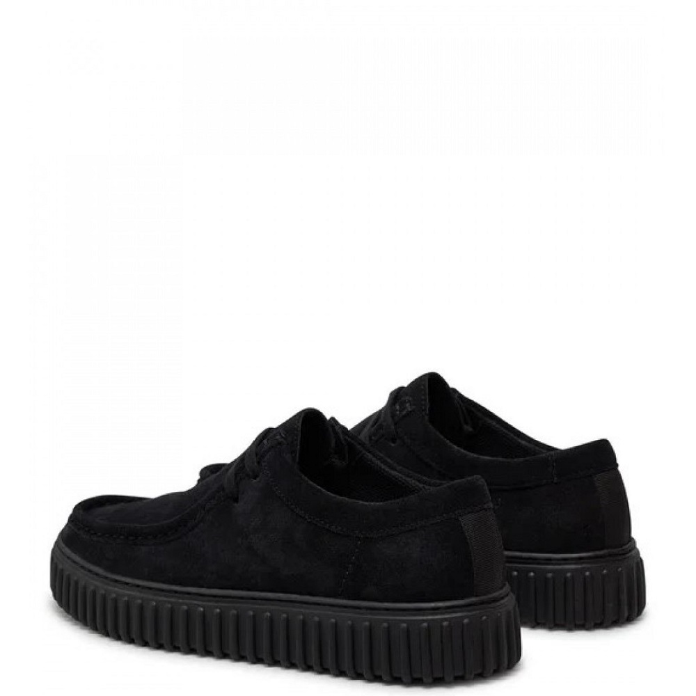 CLARKS</br>Clarks TORHILL LO Ανδρικά Δετά Παπούτσια Μαύρο Suede CLARKS</br>Clarks TORHILL LO Ανδρικά Δετά Παπούτσια Μαύρο Suede