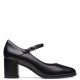 CLARKS</br>Γυναικείες Γόβες Μαύρο Δέρμα FREVA55 STRAP Clarks CLARKS</br>Γυναικείες Γόβες Μαύρο Δέρμα FREVA55 STRAP Clarks