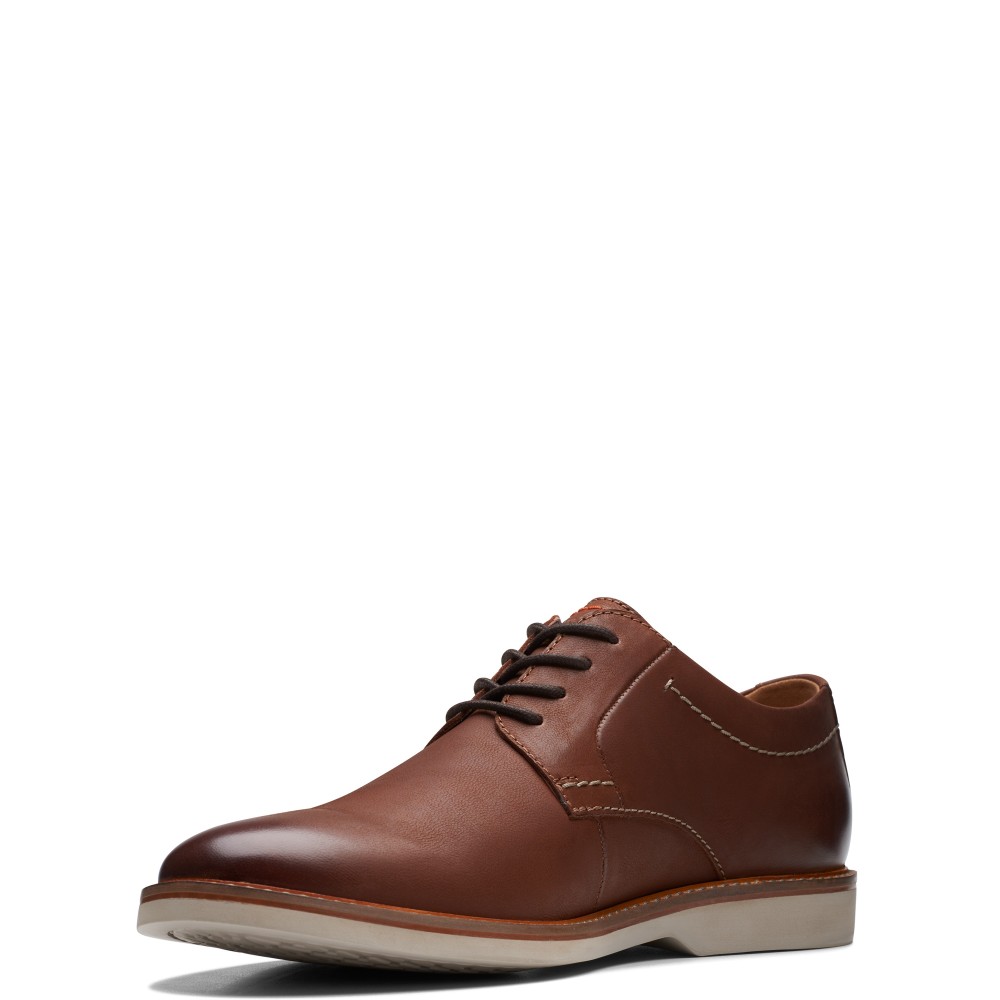 CLARKS</br>Ανδρικά Δετά Παπούτσια Ταμπά Δέρμα ATTICUS LT LACE Clarks CLARKS</br>Ανδρικά Δετά Παπούτσια Ταμπά Δέρμα ATTICUS LT LACE Clarks